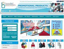 Tablet Screenshot of brandedpromotions.co.nz